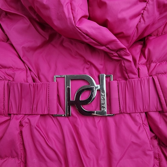Ports International Magenta Duck Down Puffer Jacket - Size XL, Cozy Chic Vibrant - Picture 3 of 14